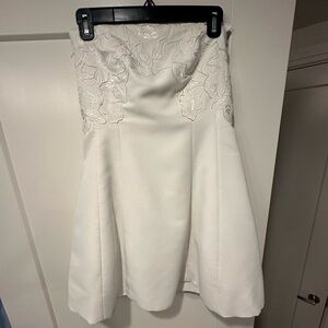 Sachin & Babi Alanna Embroidered Strapless Minidress